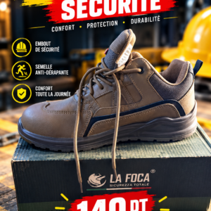 Chaussures de sécurité LA FOCA marron – VERMEI Tunisie